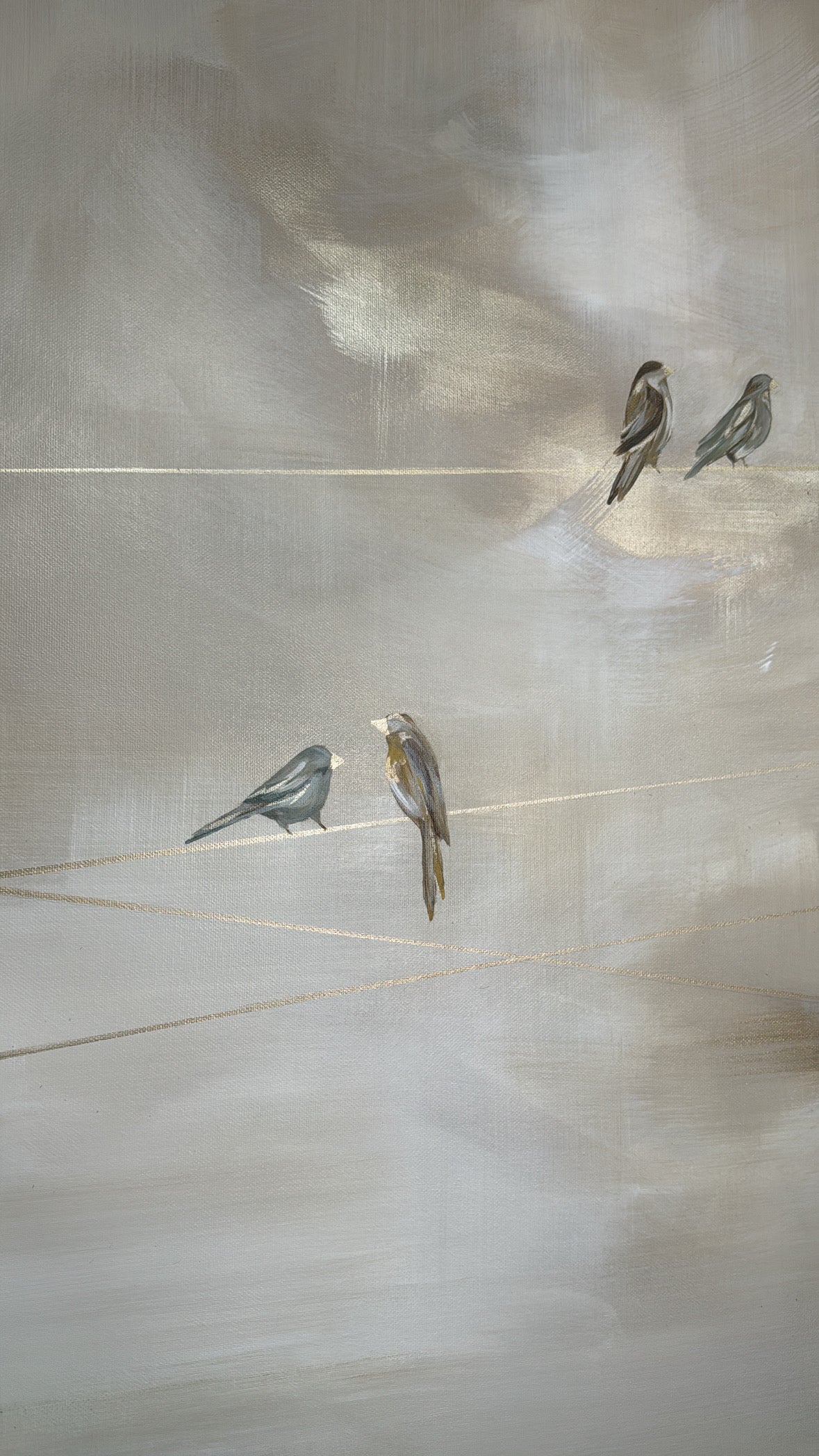 “Shared Skies" Original Artwork On Canvas 100x120cm
