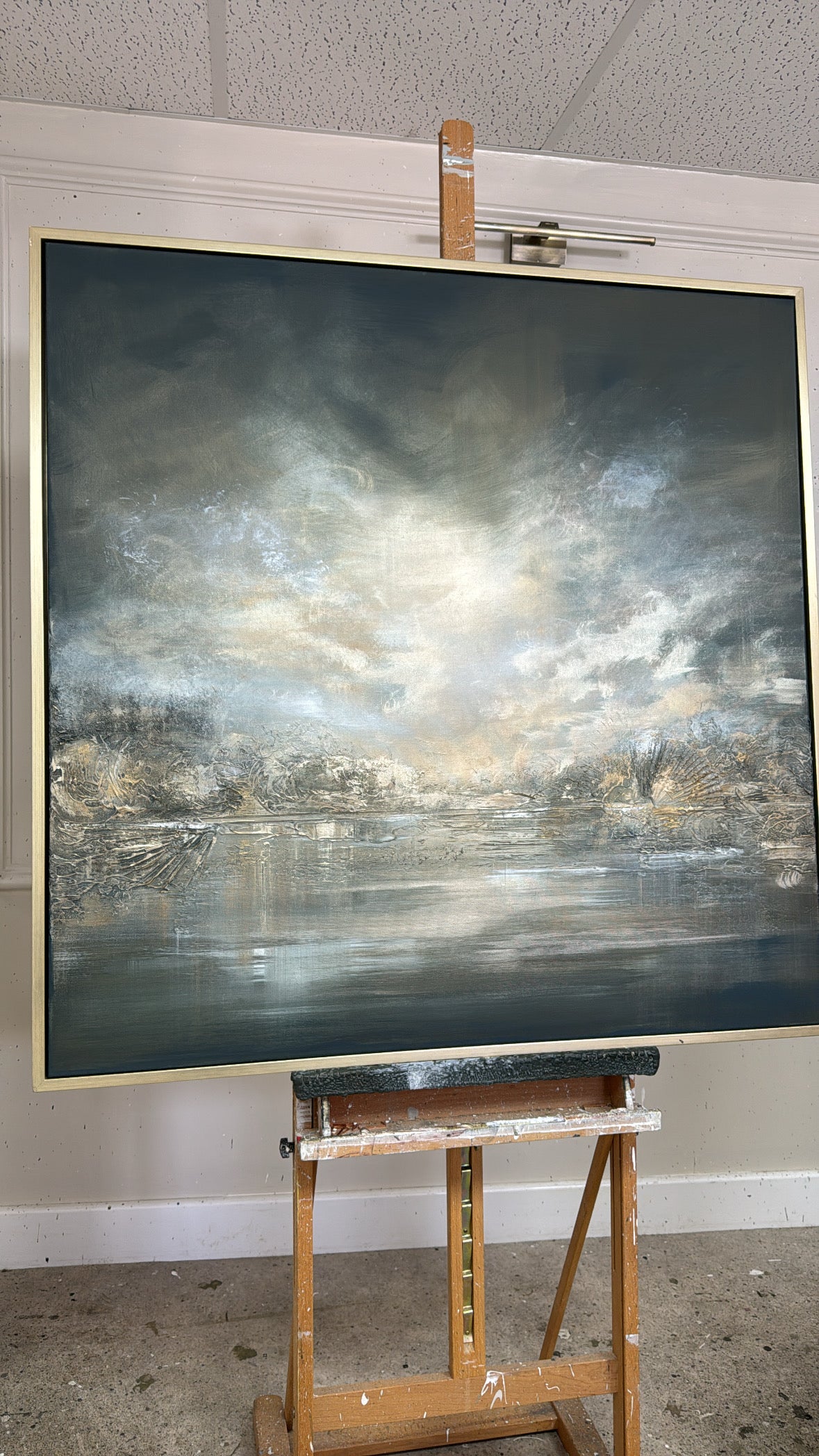 "Midnight" Original Artwork On Canvas 100x100cm