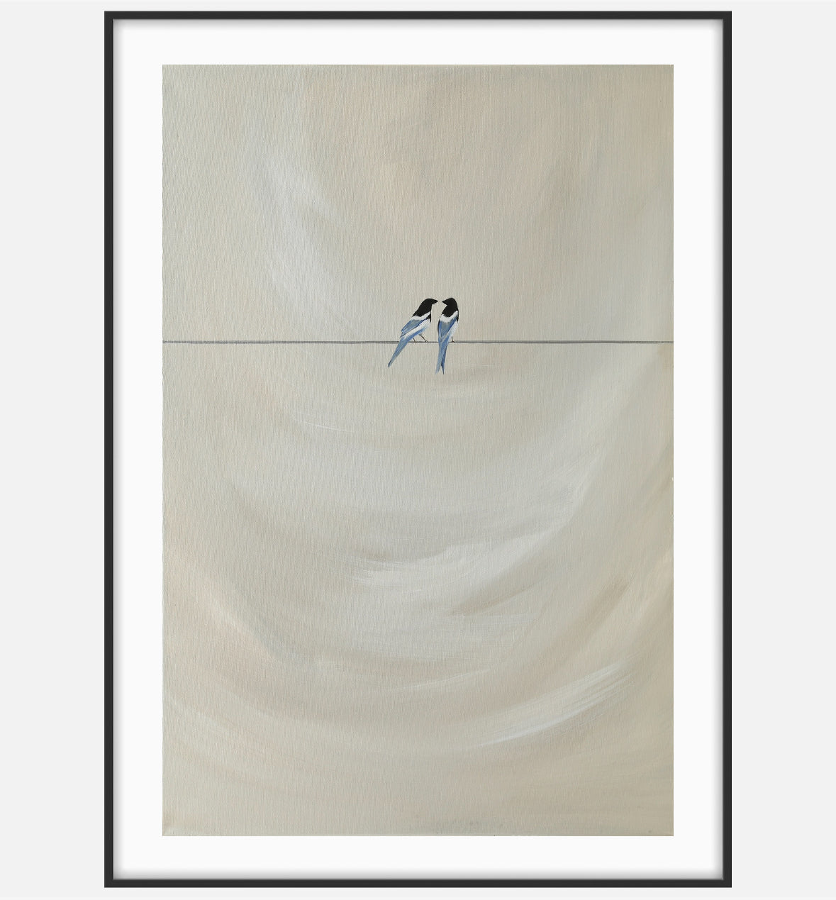 Collection : The Birds | Piece Name : Two For Joy | Surface : Fine Art Print