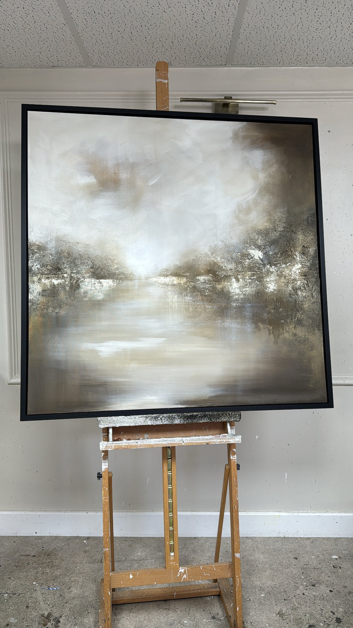 “The Riven Line" Original Artwork On Canvas 100x100cm