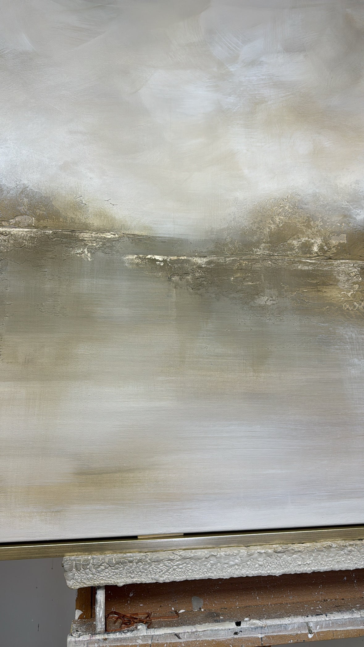 “Where The Waters Glow" Original Artwork On Canvas 120x100cm