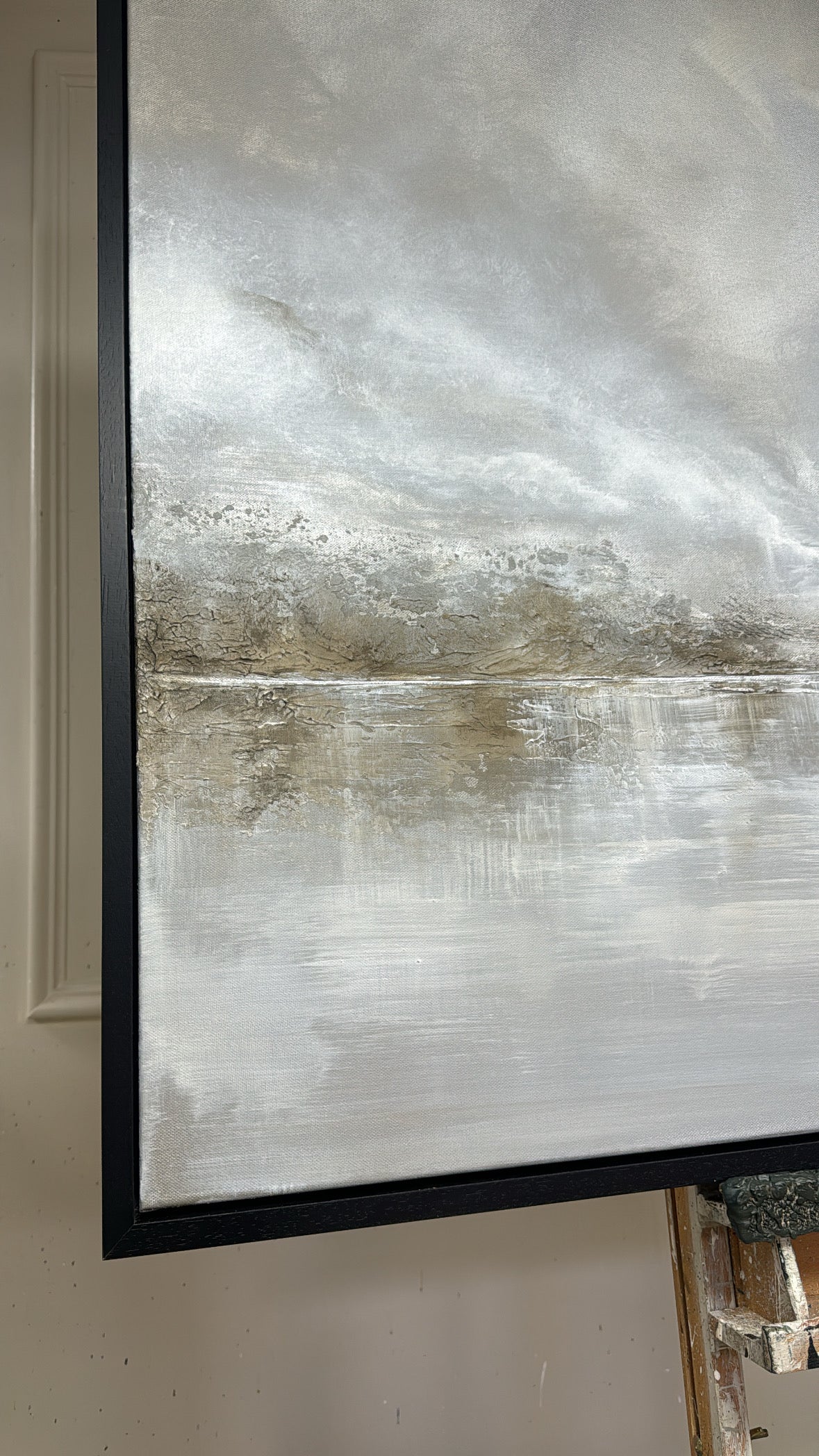 “The Silver Lining” Original Artwork On Canvas 100x100cm