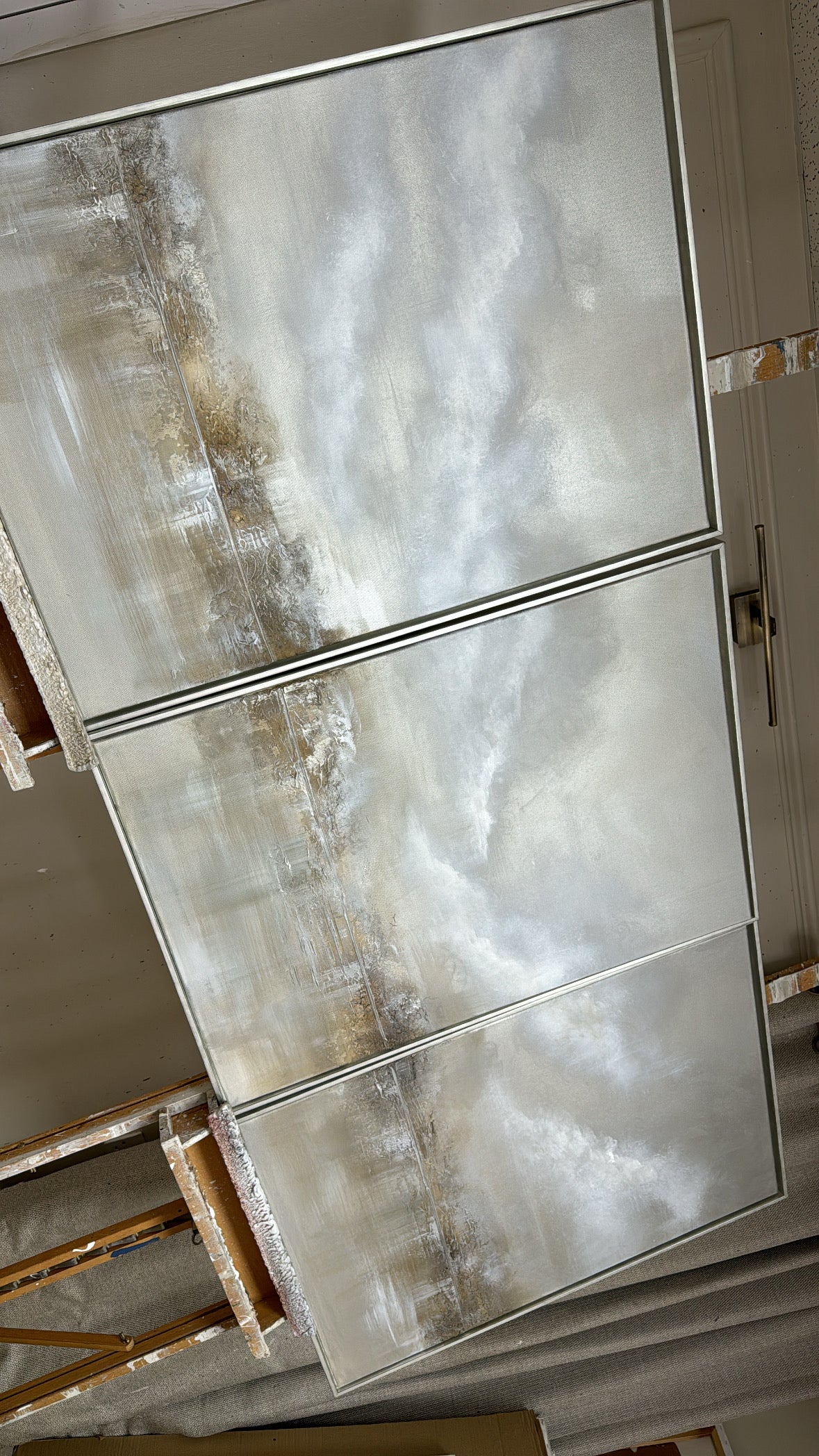 “The Silver Lining - The Trio” Original Artwork On Canvas 3 x 61x91cm