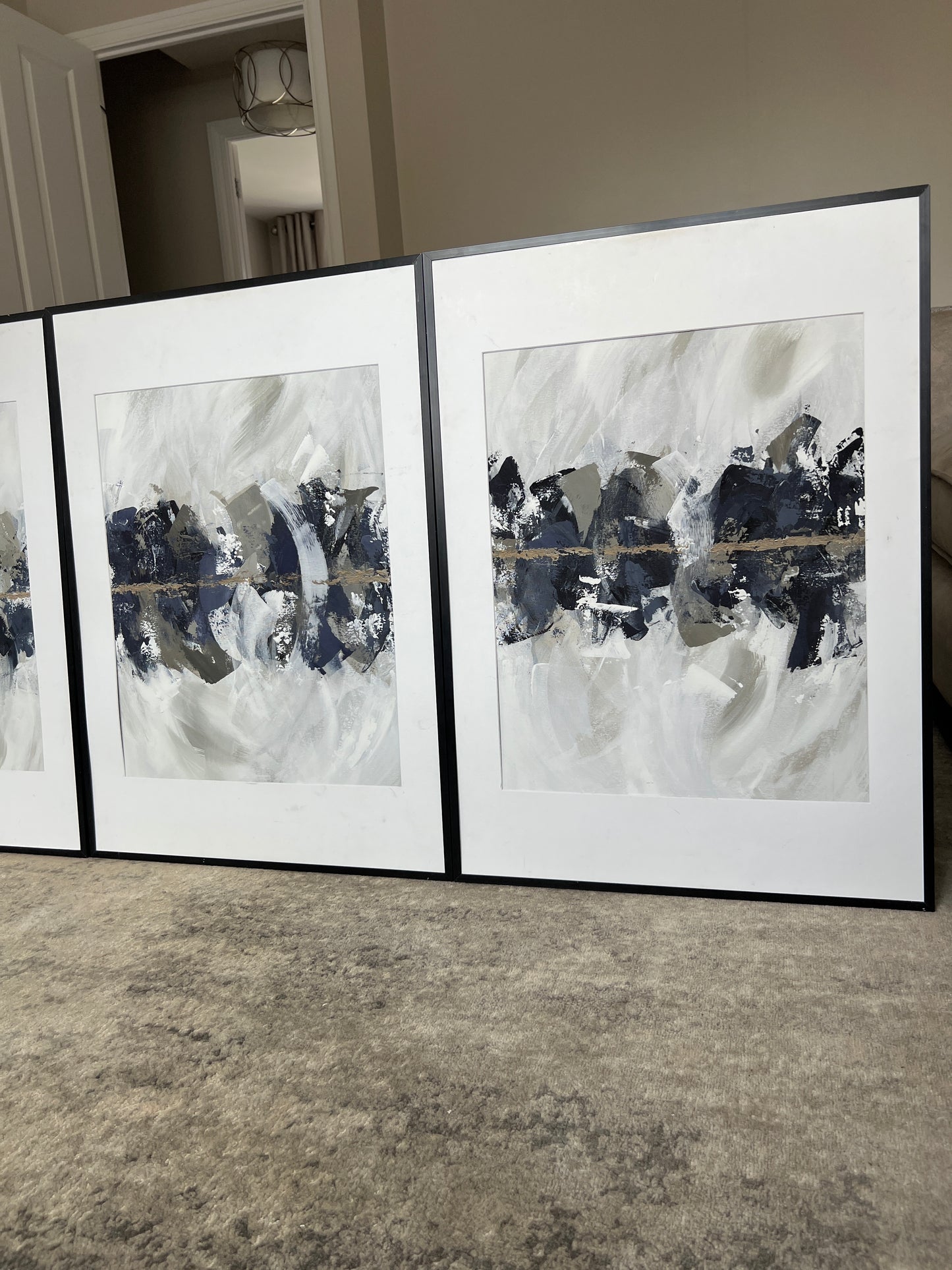 The Trio or Duo of  'Indigo' Fine Art Prints