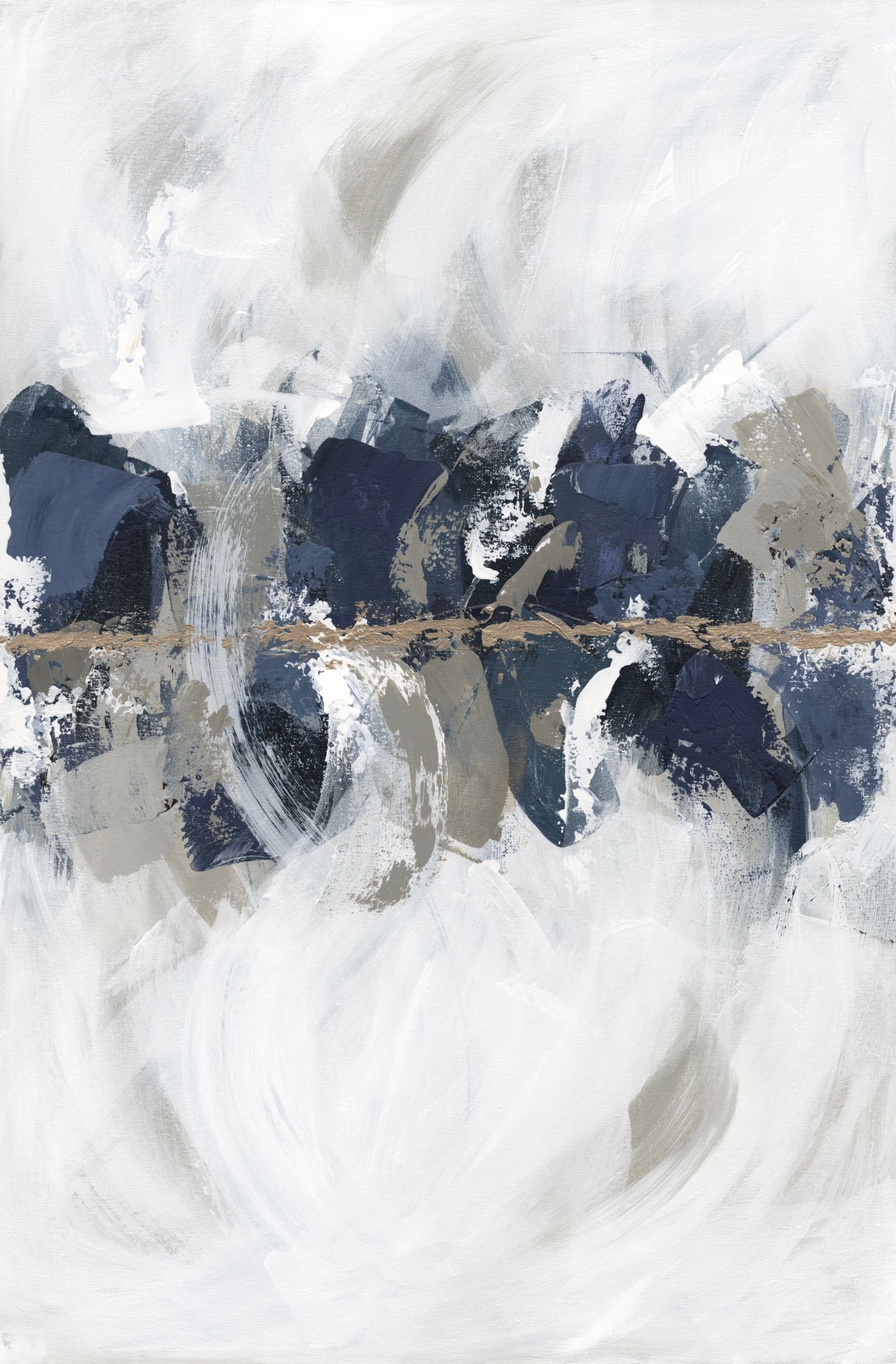 Collection : Earth Stone | Piece Name : Indigo ll | Surface : Fine Art Print