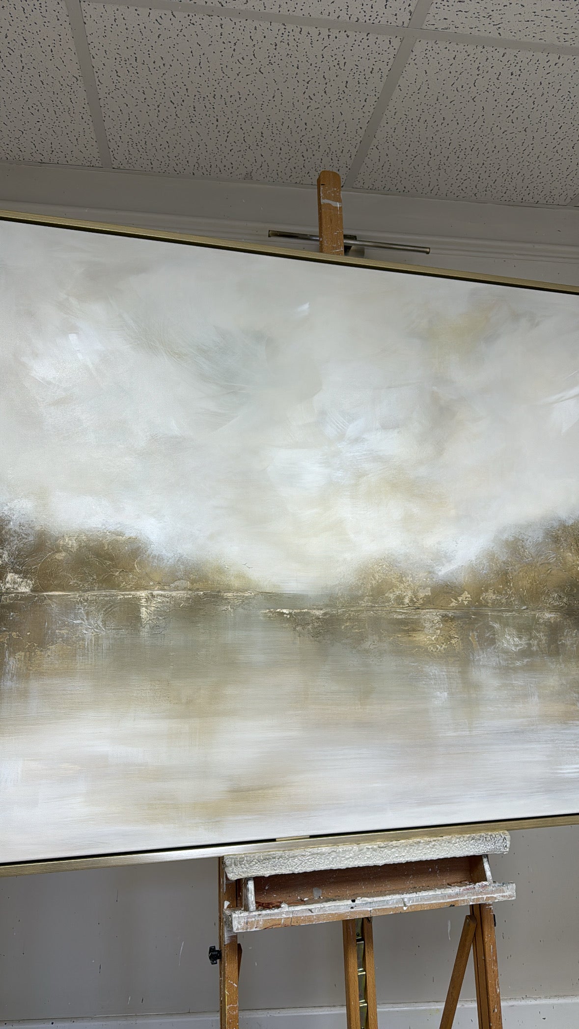 “Where The Waters Glow" Original Artwork On Canvas 120x100cm