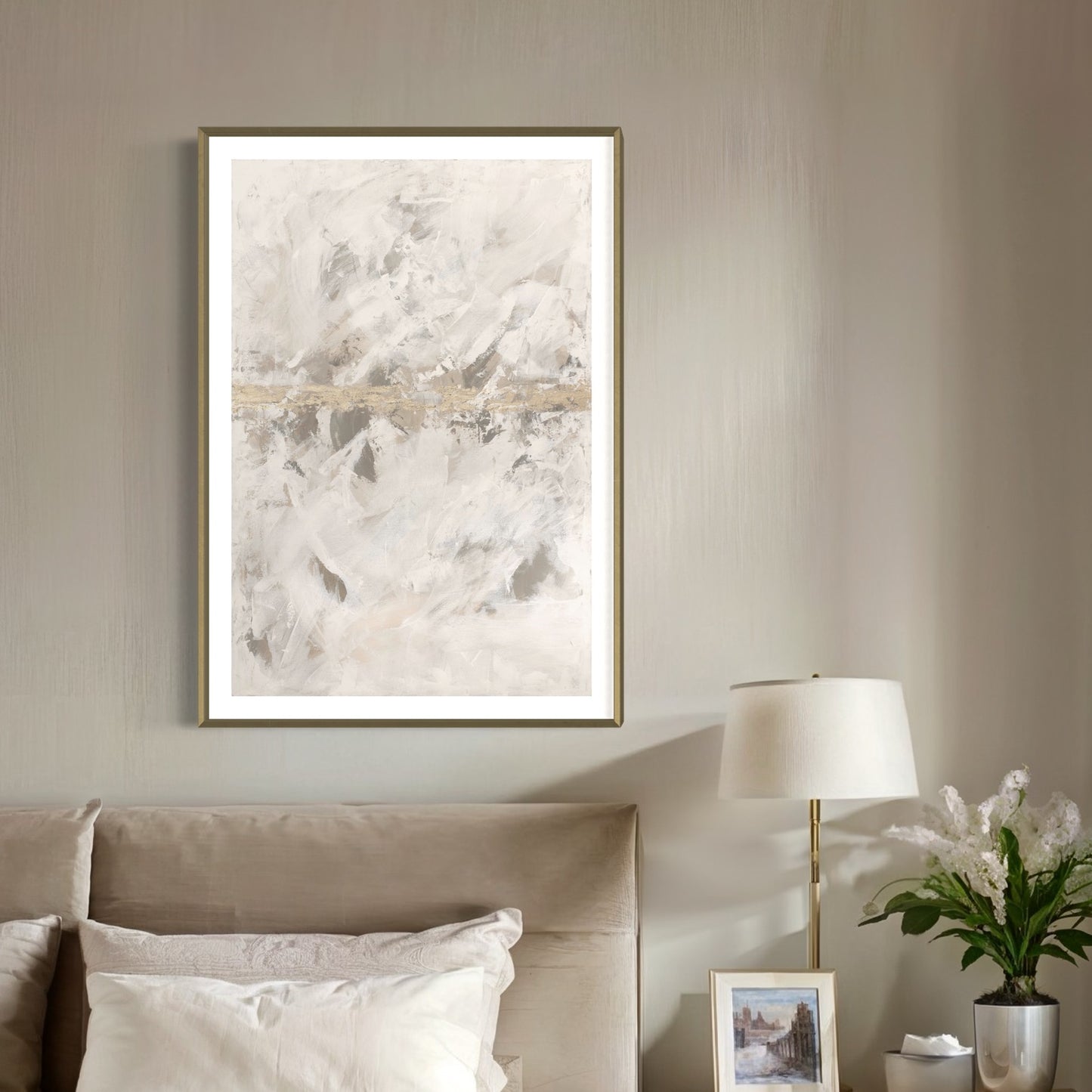 Collection : Earth Stone | Piece Name : Golden Frost | Surface : Fine Art Print