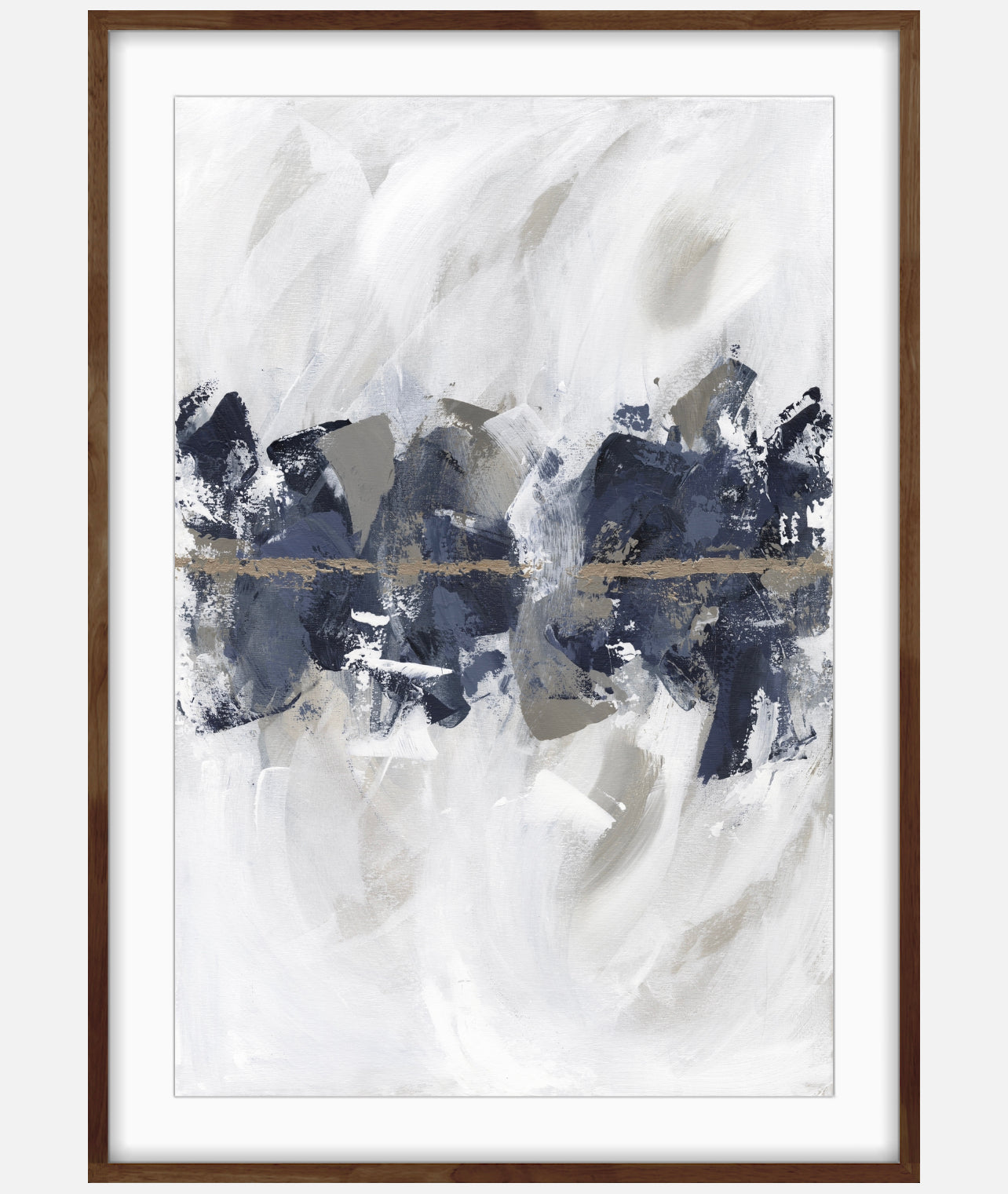 Collection : Earth Stone | Piece Name : Indigo lll | Surface : Fine Art Print