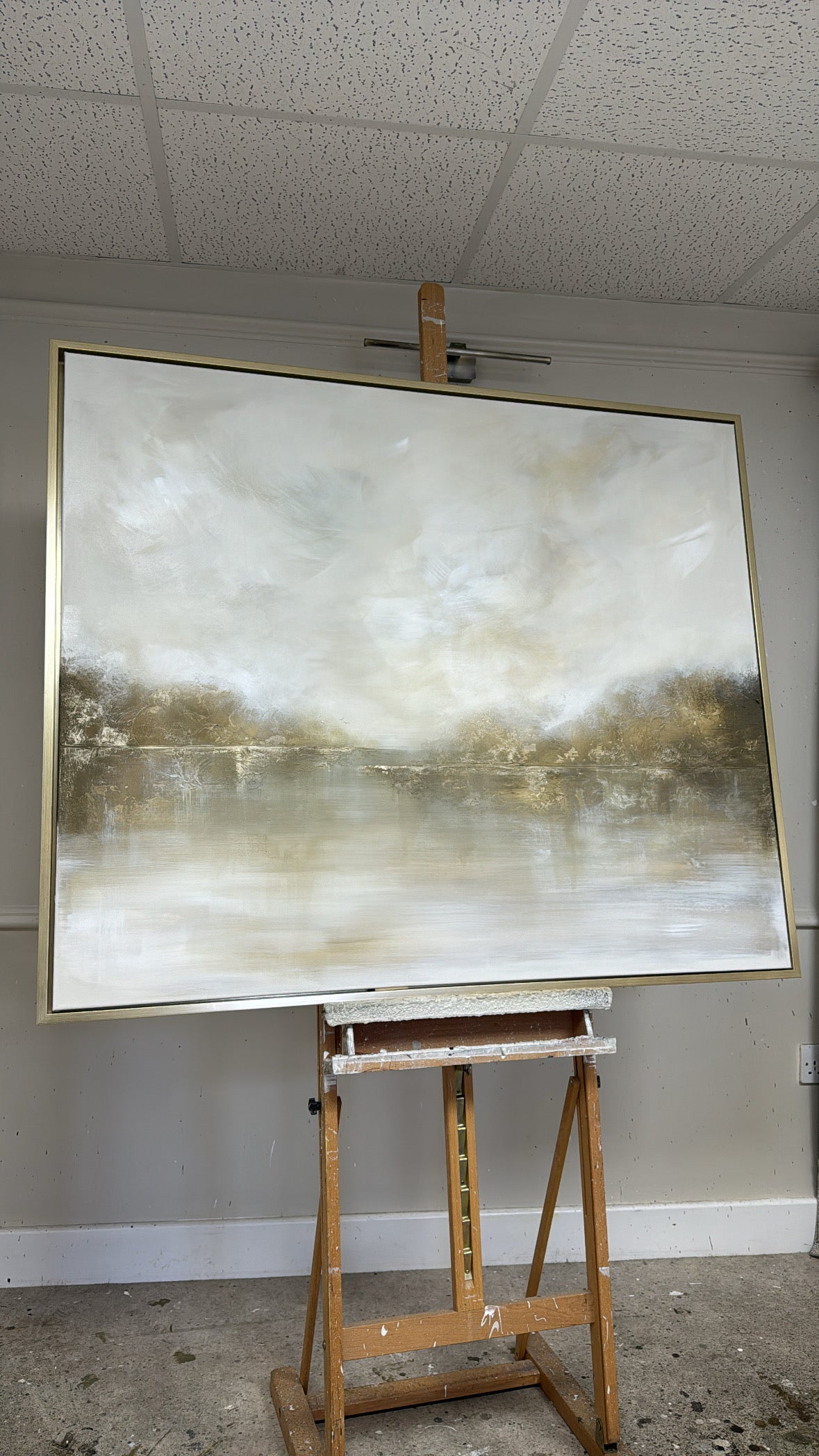 “Where The Waters Glow" Original Artwork On Canvas 120x100cm