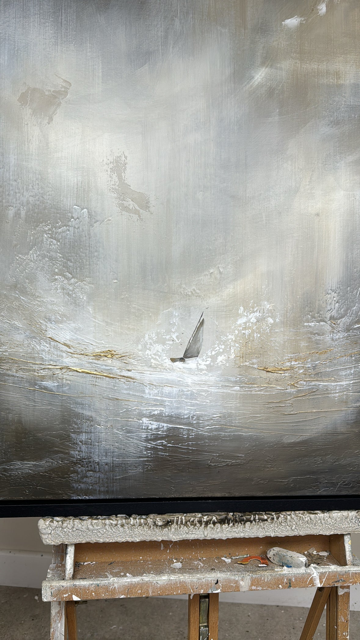 “Dance With The Waves ll"  Original Artwork On Canvas 100x100cm