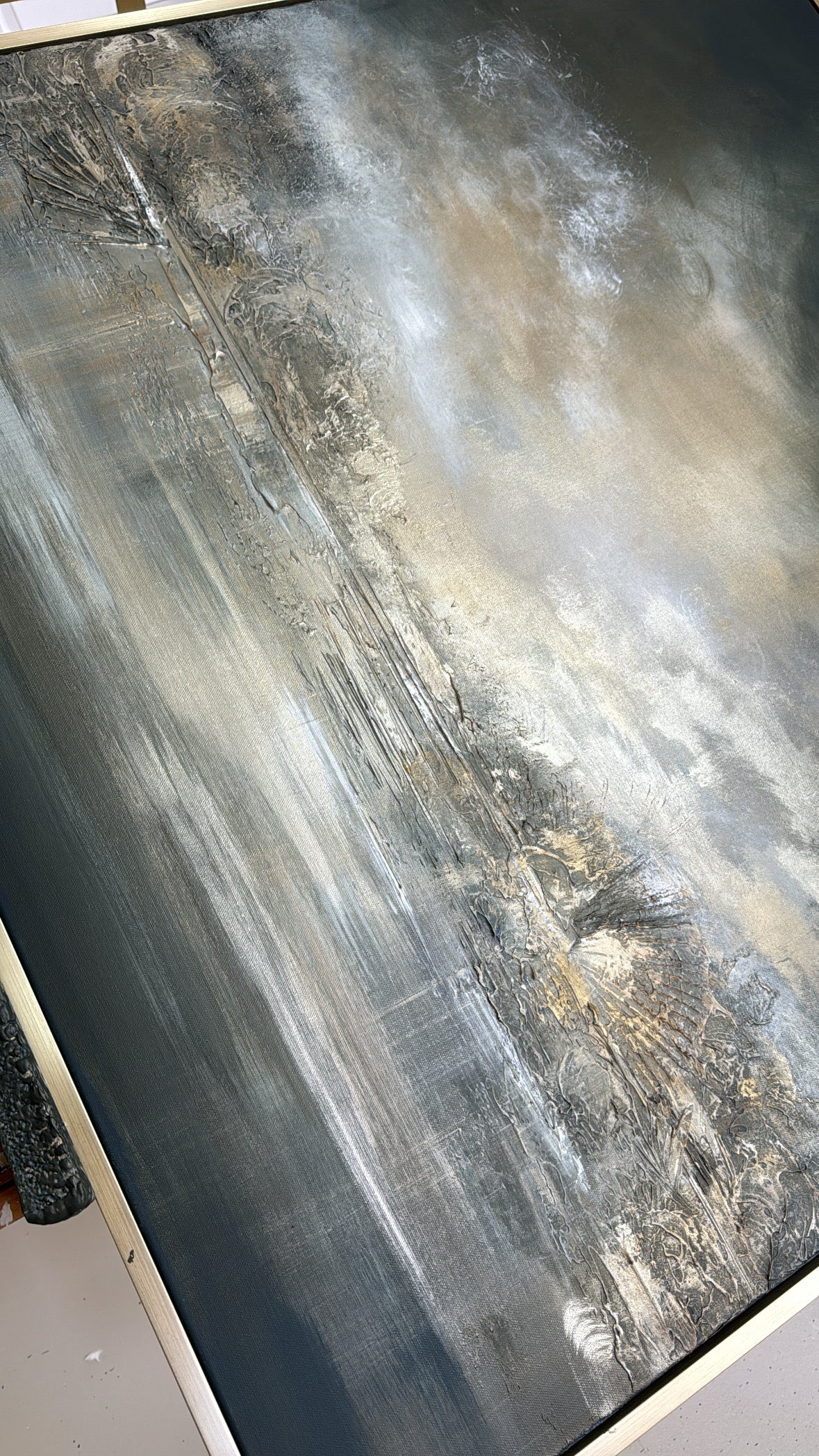 "Midnight" Original Artwork On Canvas 100x100cm