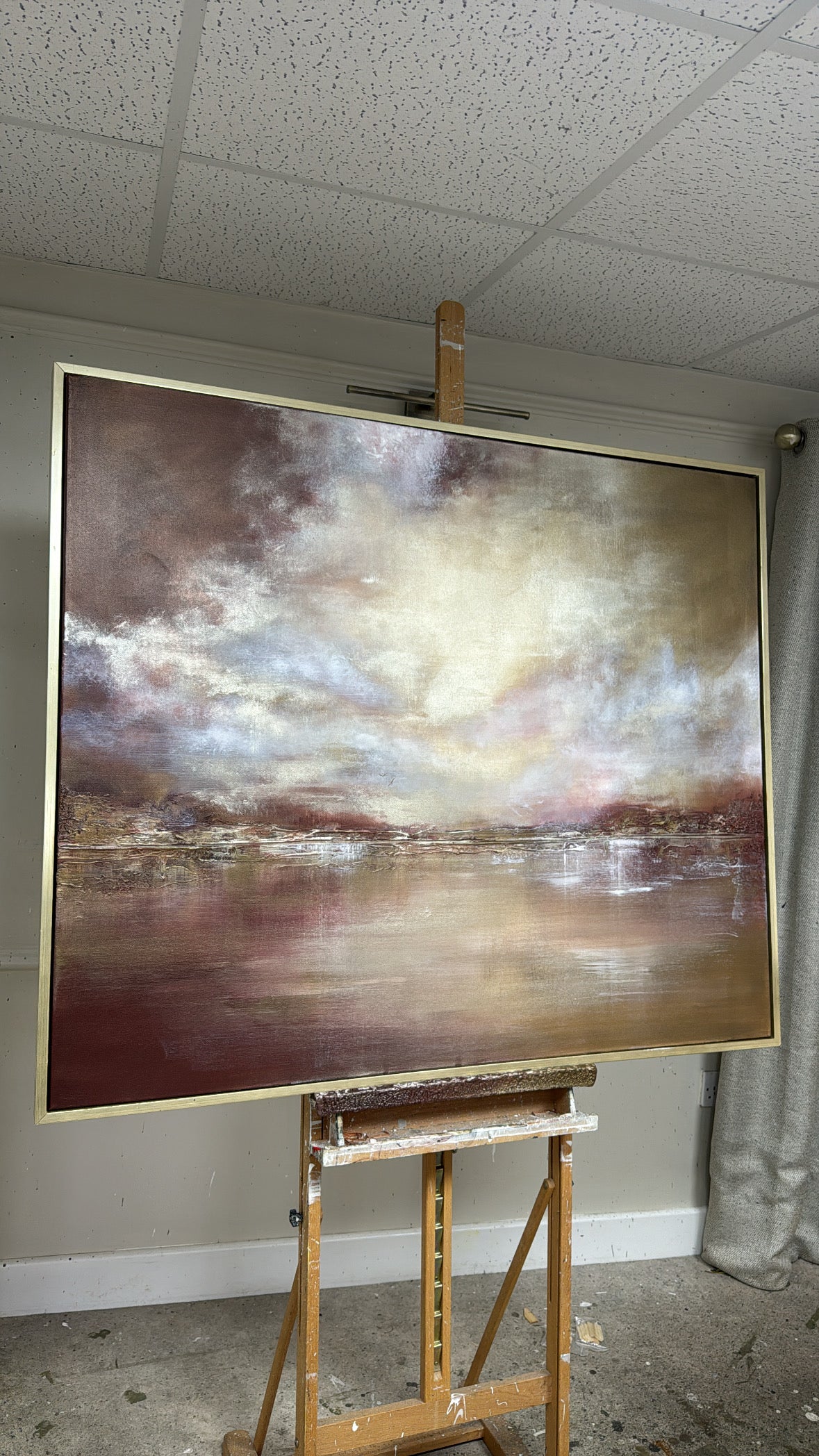 "Mulberry" Original Artwork On Canvas 120x100mm