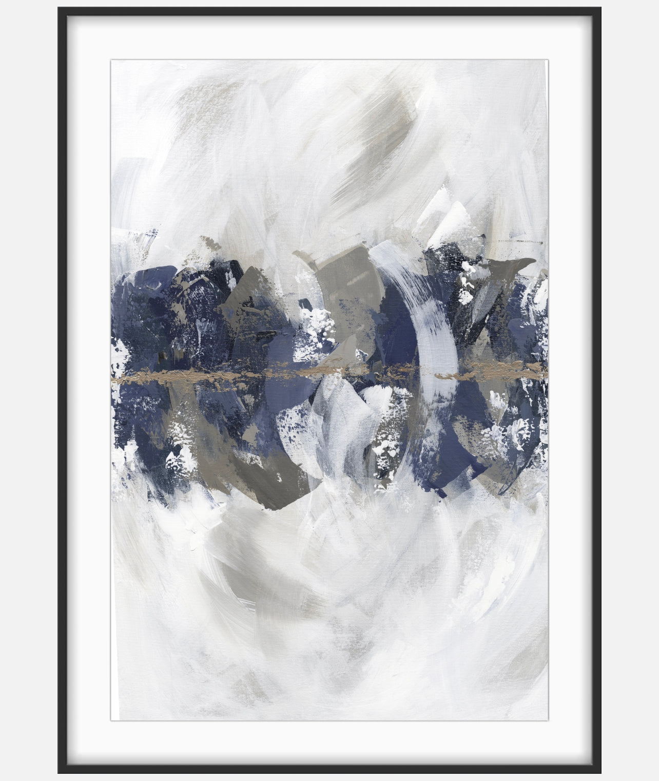 Collection : Earth Stone | Piece Name : Indigo l | Surface : Fine Art Print