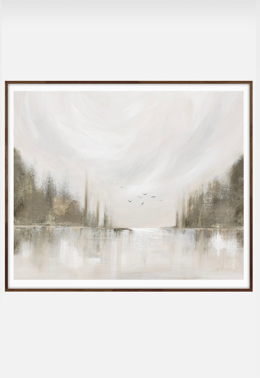 Collection : Landscapes| Piece Name : Where the Crawdads Sing (The Gulls) | Surface : Fine Art Print