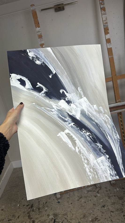 "Squid Ink Blue" - A2 print