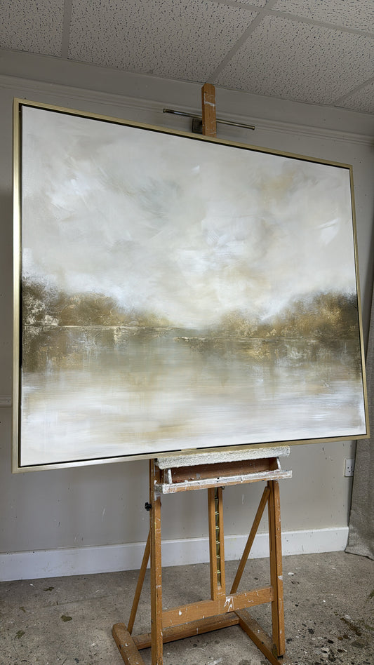 “Where The Waters Glow" Original Artwork On Canvas 120x100cm