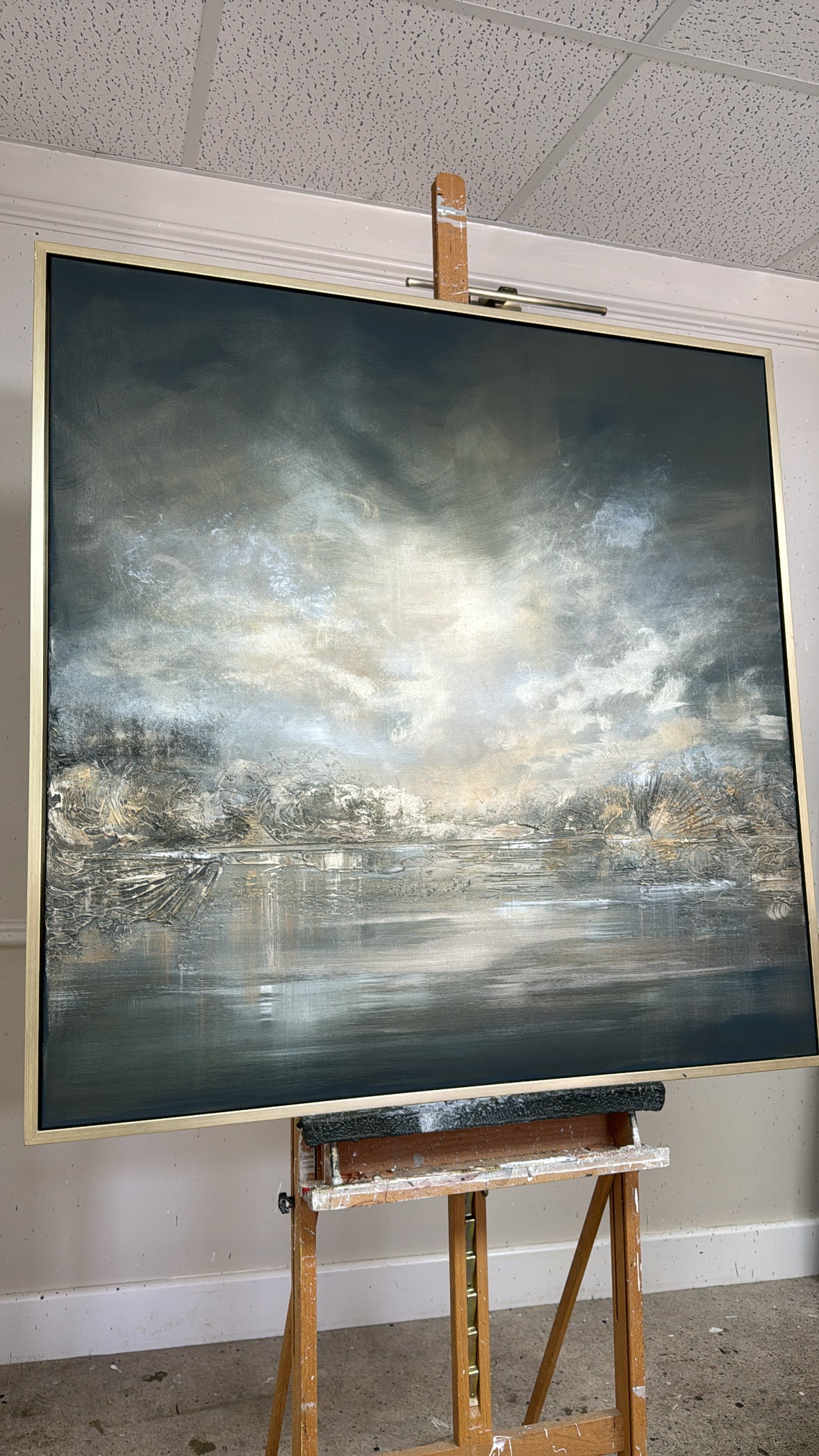 "Midnight" Original Artwork On Canvas 100x100cm