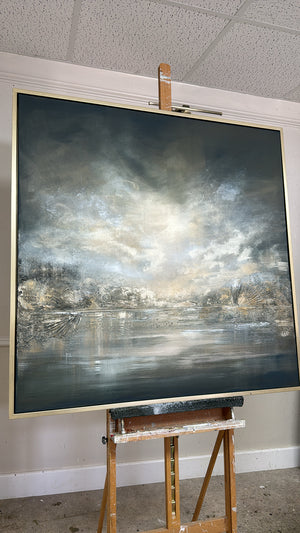 "Midnight" Original Artwork On Canvas 100x100cm