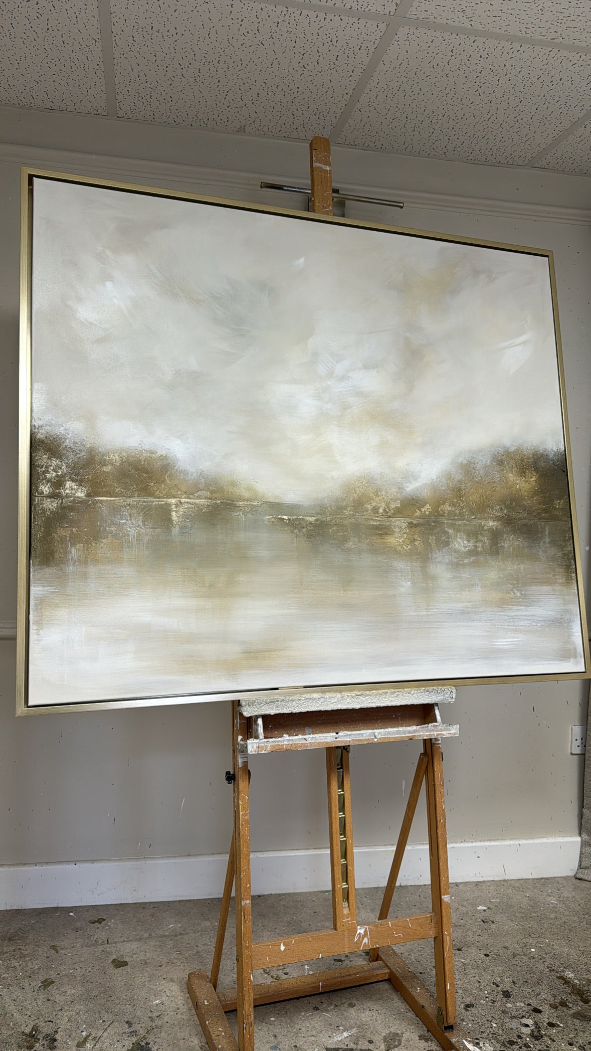 “Where The Waters Glow" Original Artwork On Canvas 120x100cm