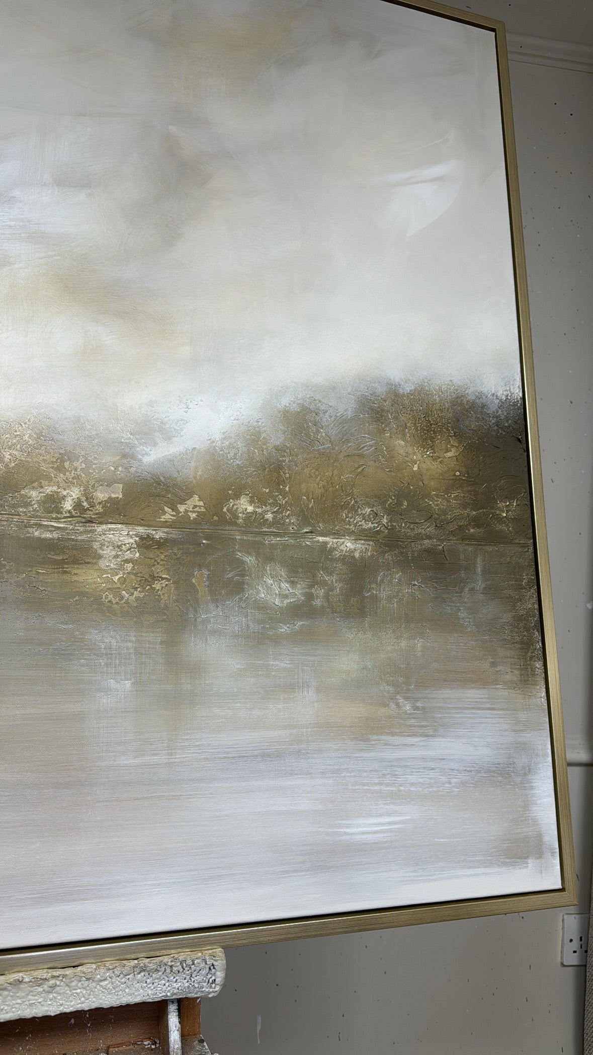 “Where The Waters Glow" Original Artwork On Canvas 120x100cm