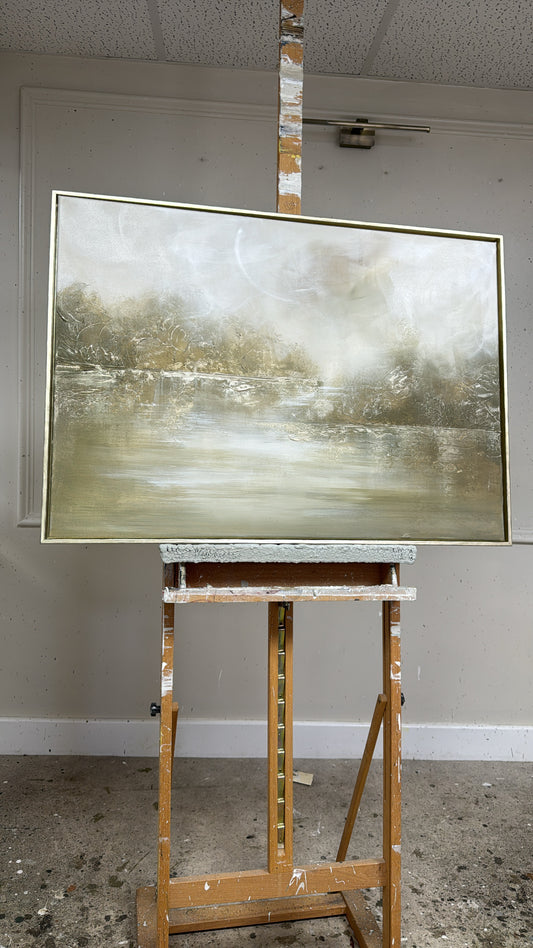 “Estuary" Original Artwork On Canvas 59x84cm