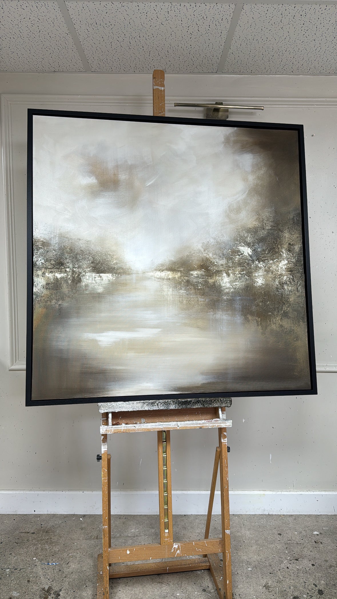 “The Riven Line" Original Artwork On Canvas 100x100cm