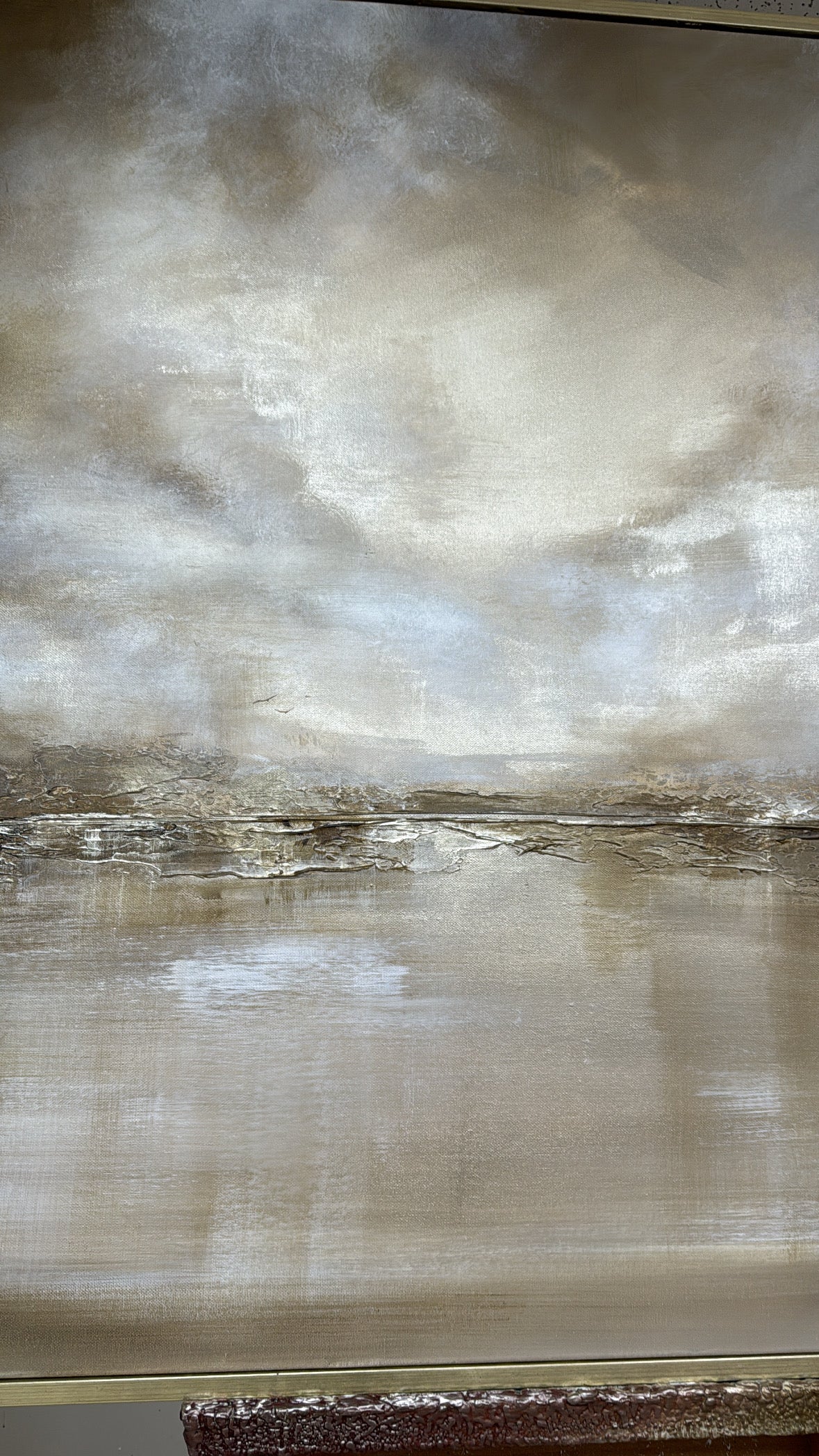 "Champagne Channel" Original Artwork On Canvas 120x100mm