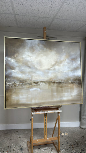 "Champagne Channel" Original Artwork On Canvas 120x100mm