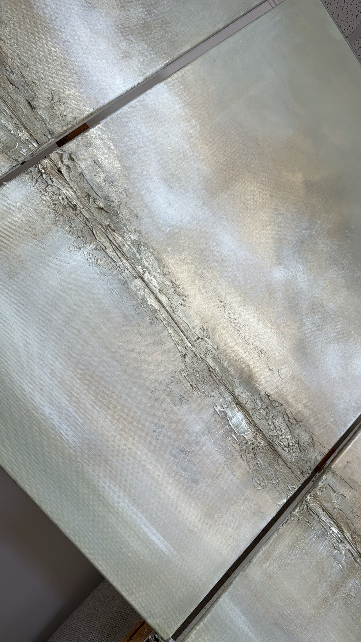 “Sage Skies” Original Artwork On Canvas - 3 no 59x84cm