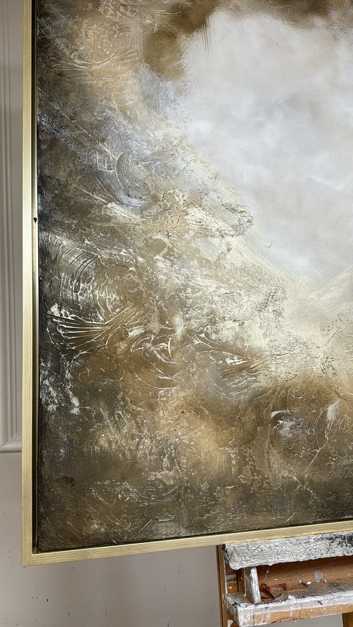 “The Light At The End Of The Tunnel" Original Artwork On Canvas 100x100cm