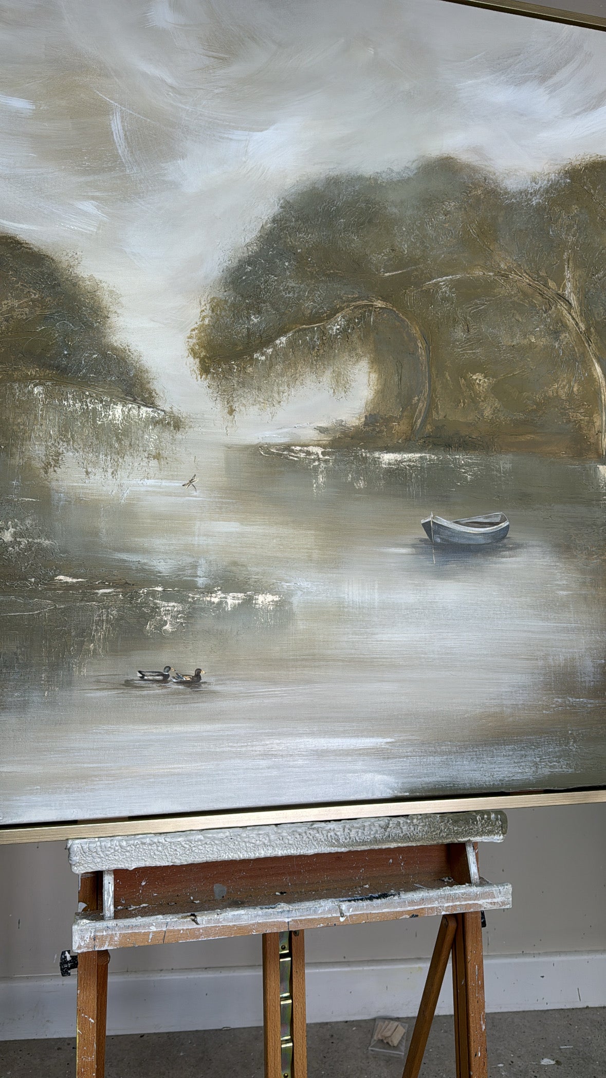 "The Wind In The Willows"  Original Artwork On Canvas 100x120cm