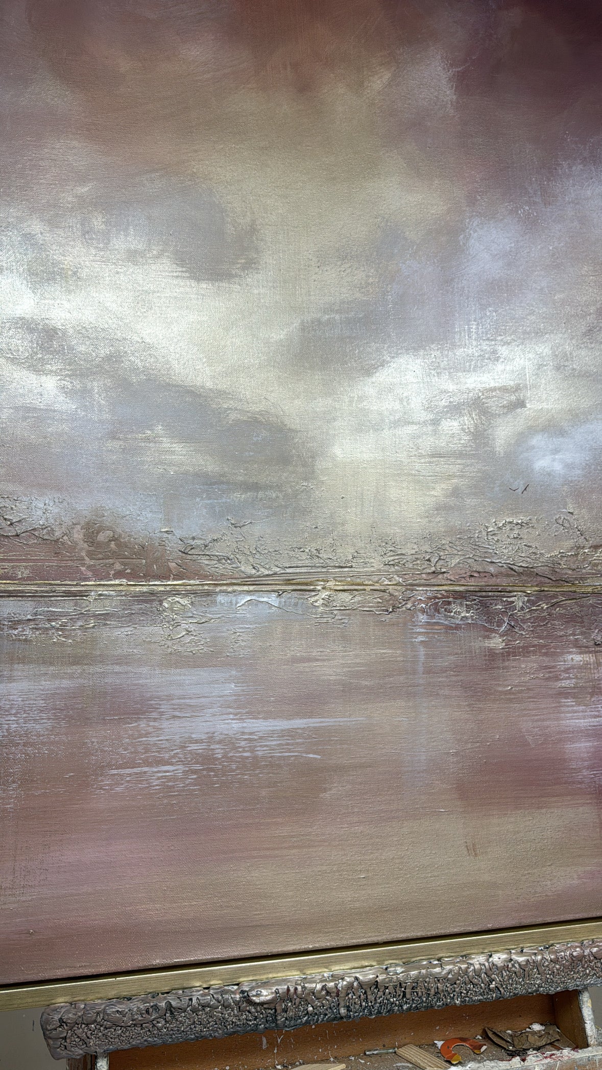 “Under Pink Skies” Original Artwork On Canvas 100 x 120cm