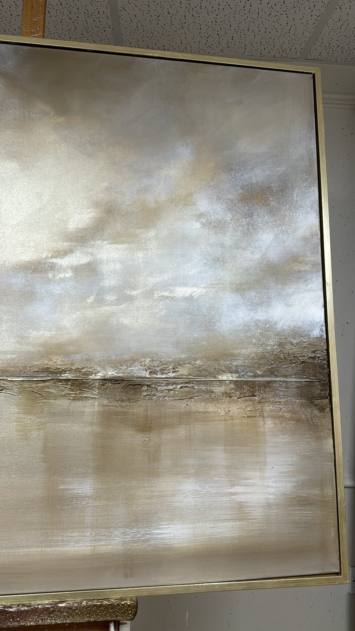 "Champagne Channel" Original Artwork On Canvas 120x100mm