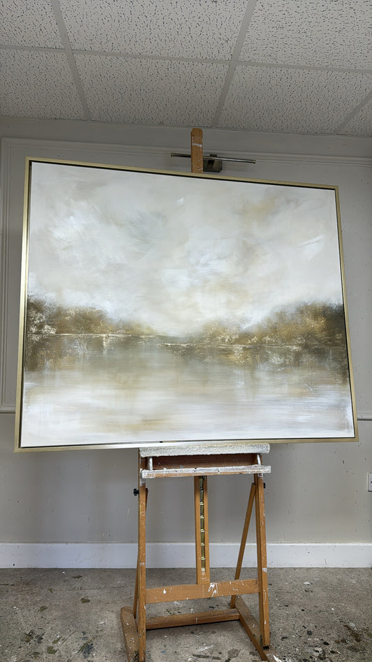 “Where The Waters Glow" Original Artwork On Canvas 120x100cm