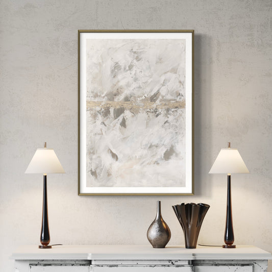 Collection : Earth Stone | Piece Name : Golden Frost | Surface : Fine Art Print