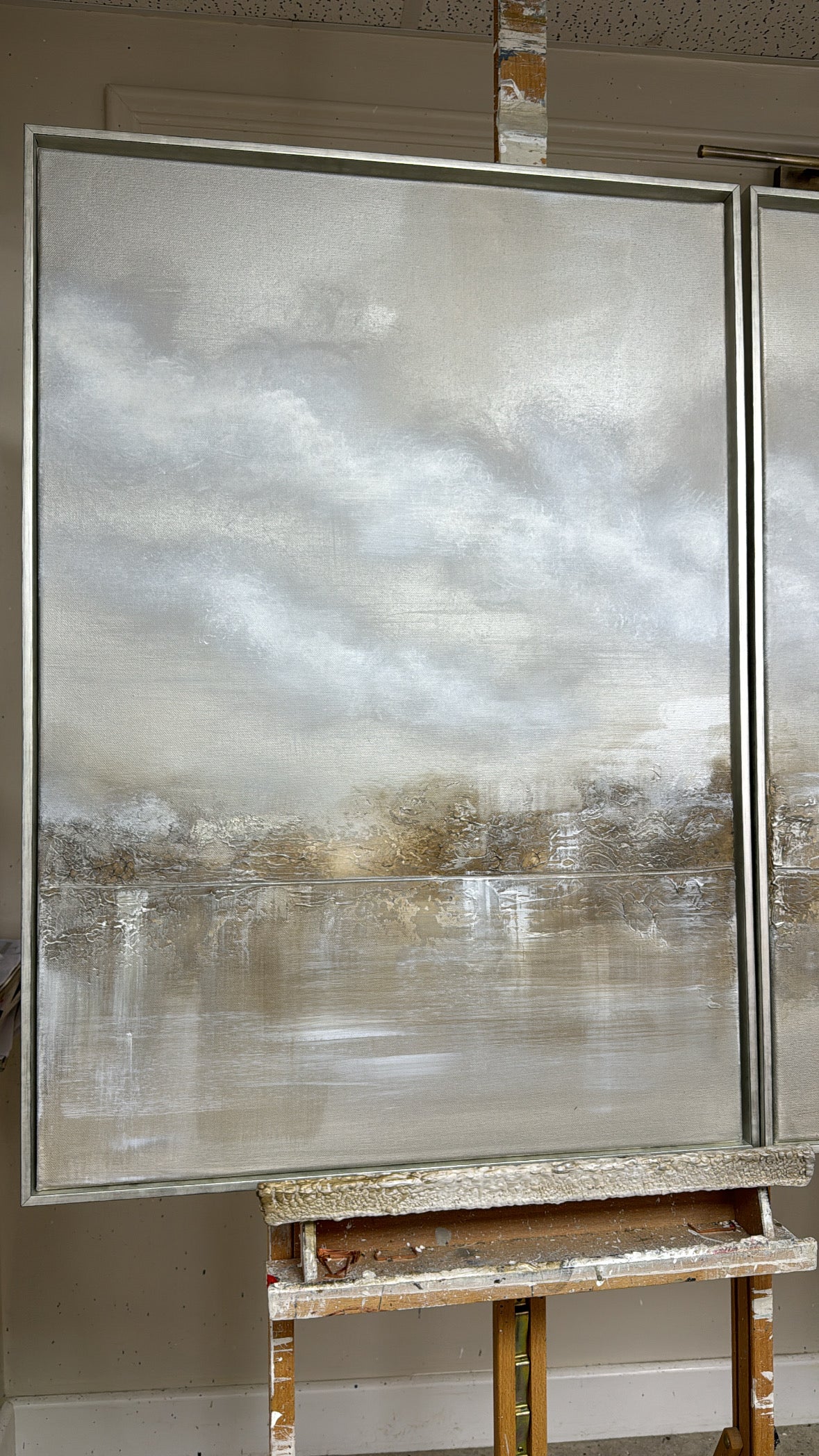 “The Silver Lining - The Trio” Original Artwork On Canvas 3 x 61x91cm