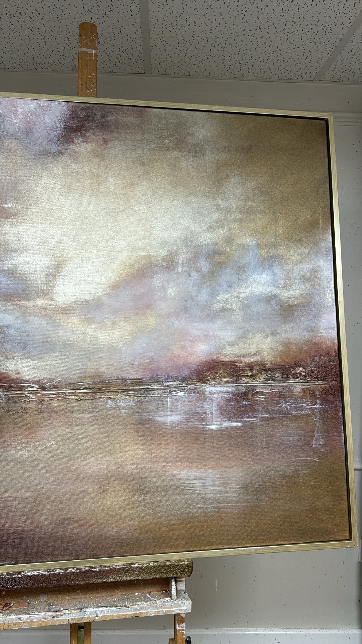 "Mulberry" Original Artwork On Canvas 120x100mm