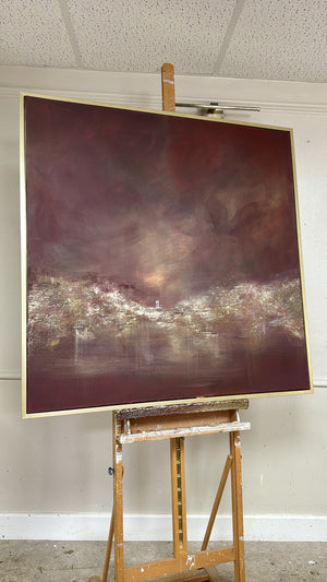 “Cherry Lake” Original Artwork On Canvas 100x100cm