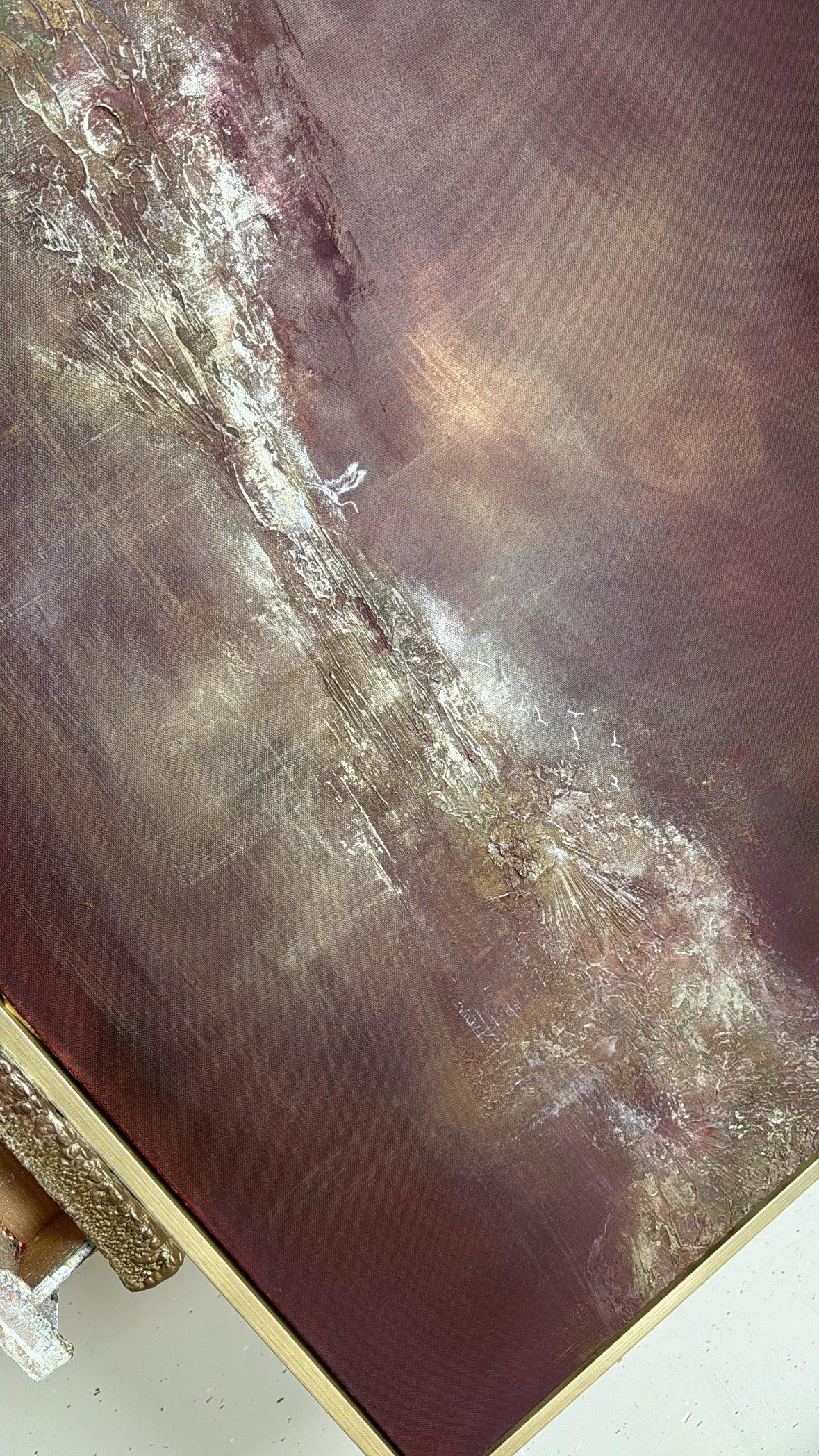 “Cherry Lake” Original Artwork On Canvas 100x100cm