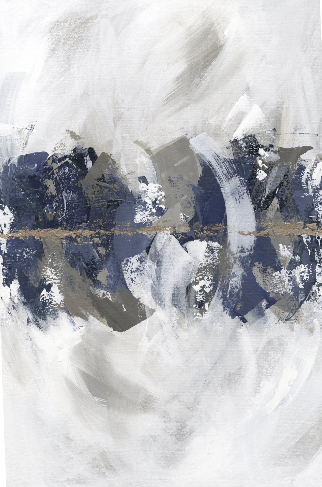 Collection : Earth Stone | Piece Name : Indigo l | Surface : Fine Art Print