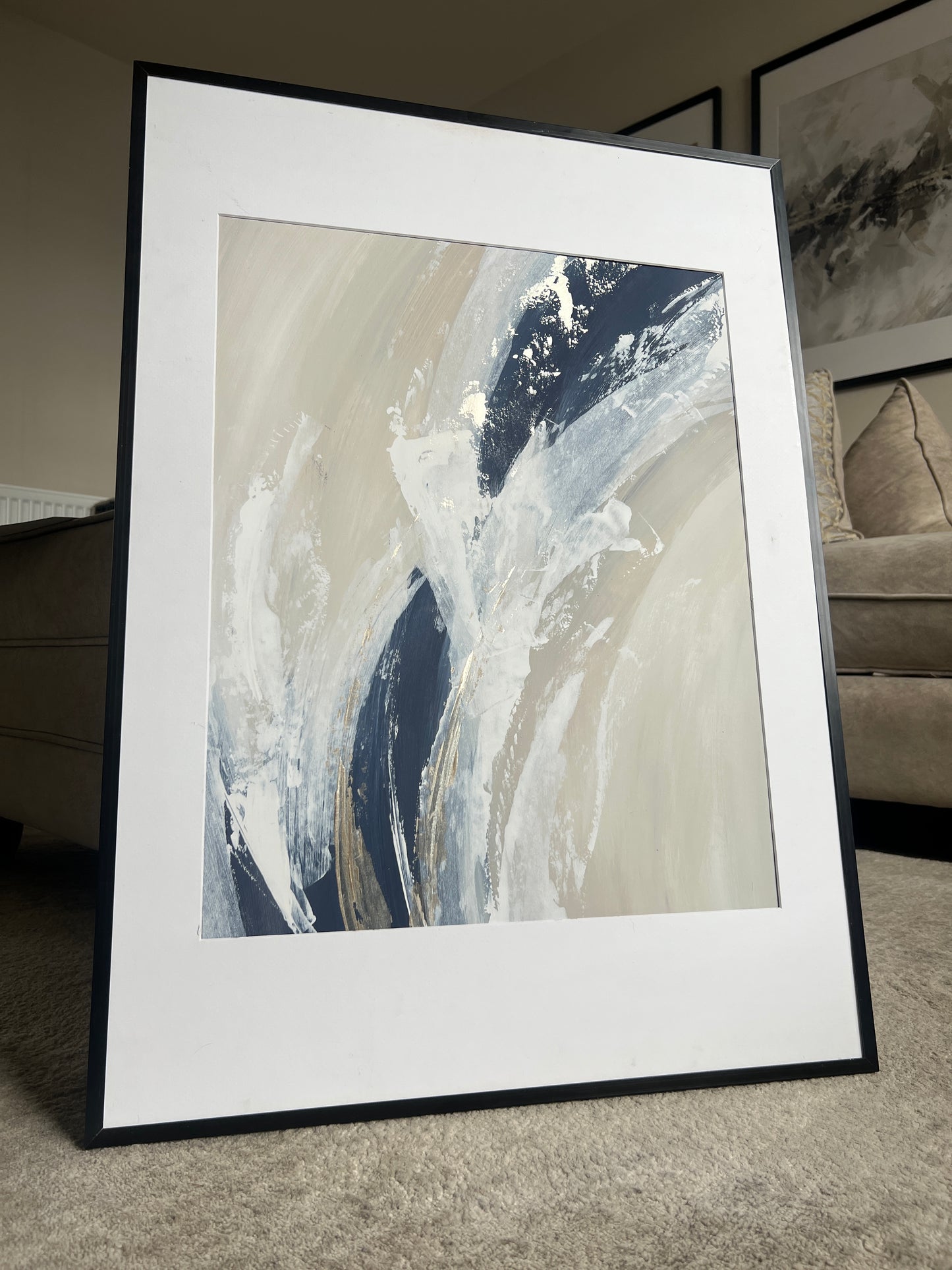 Collection : Boujee Edit | Piece Name : Squid Ink Blue l | Surface : Fine Art Print