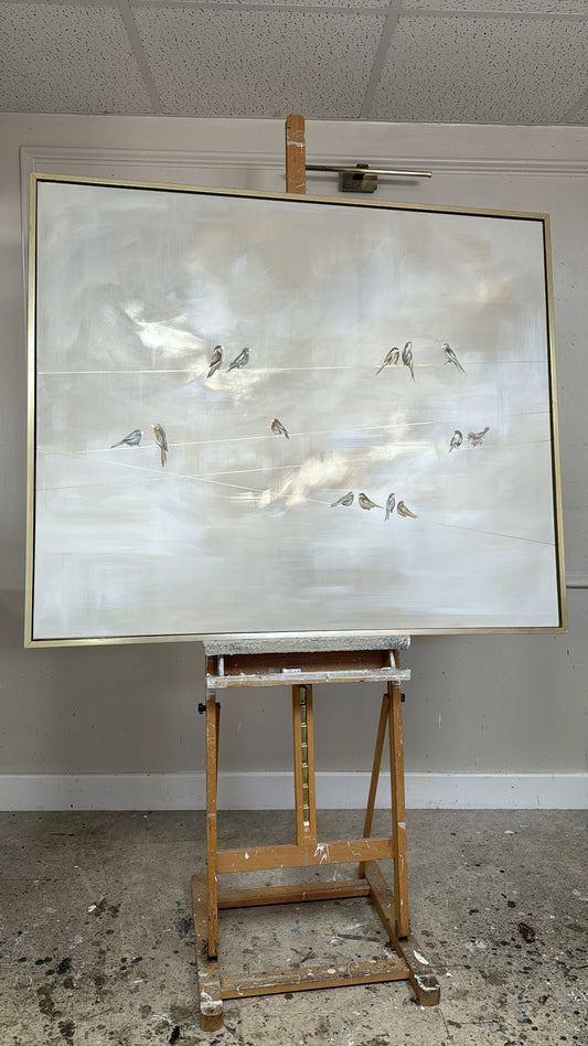 “Shared Skies" Original Artwork On Canvas 100x120cm