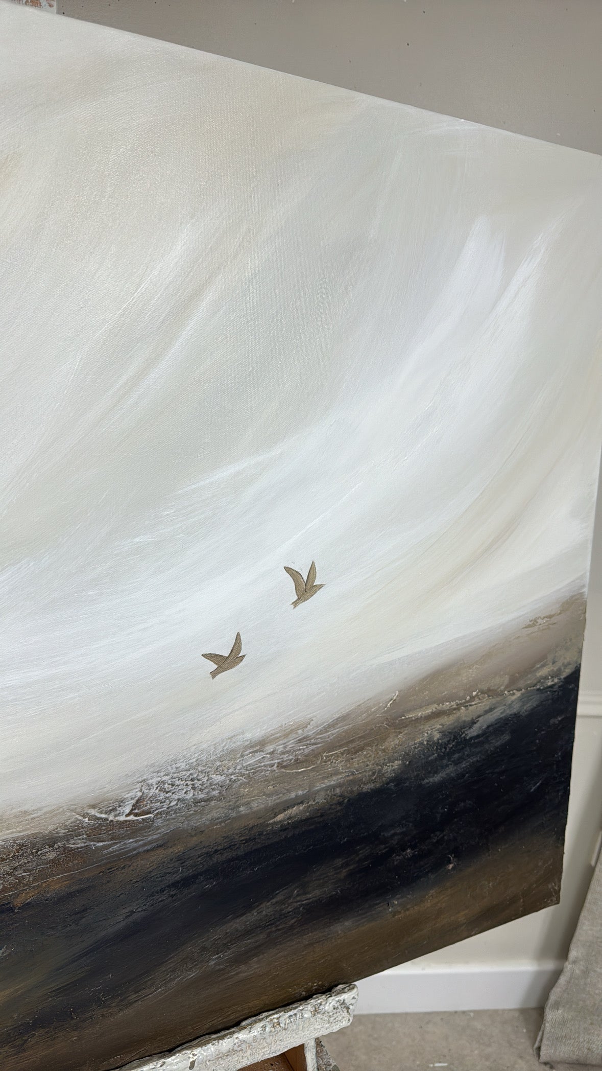 ‘Twilight flight' Original artwork on canvas - As seen