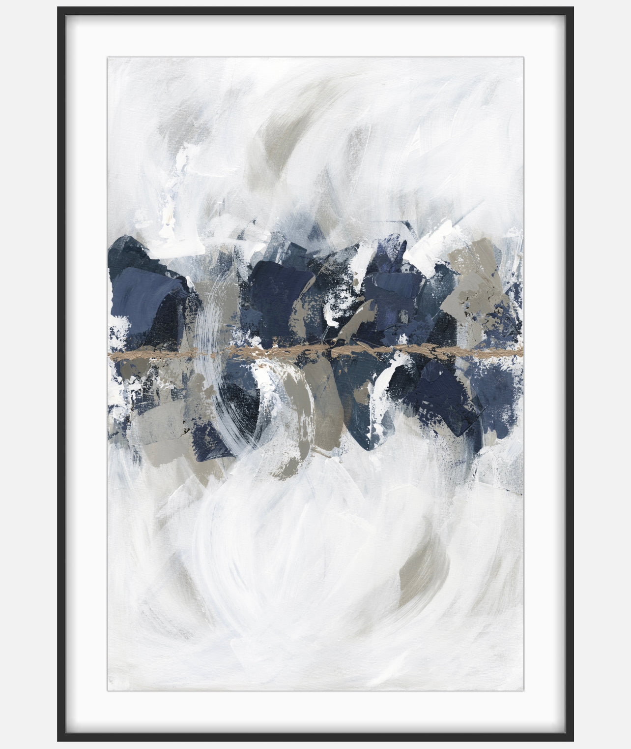 Collection : Earth Stone | Piece Name : Indigo ll | Surface : Fine Art Print