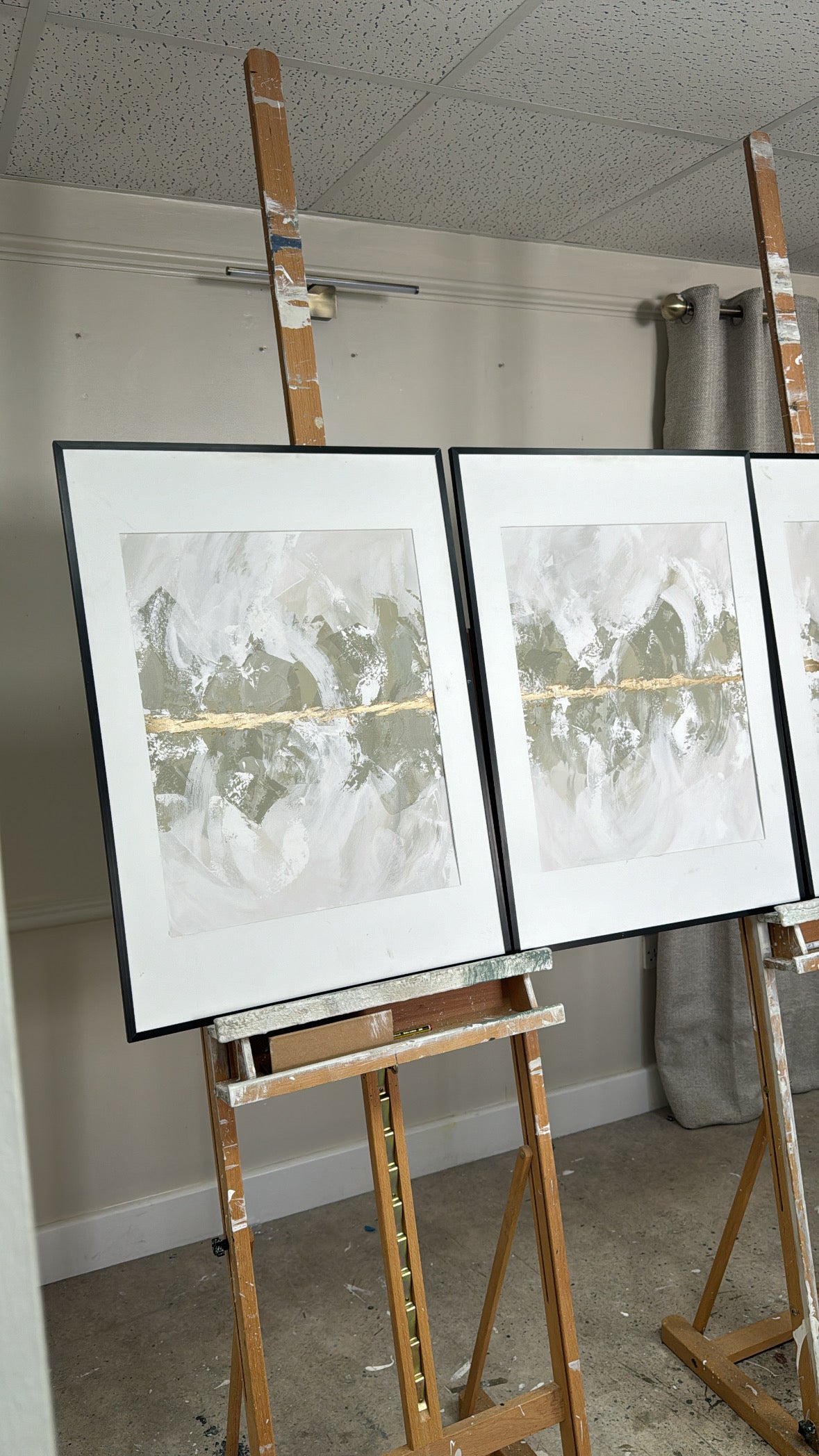 The Trio or Duo of  'Old English Green' Fine Art Prints