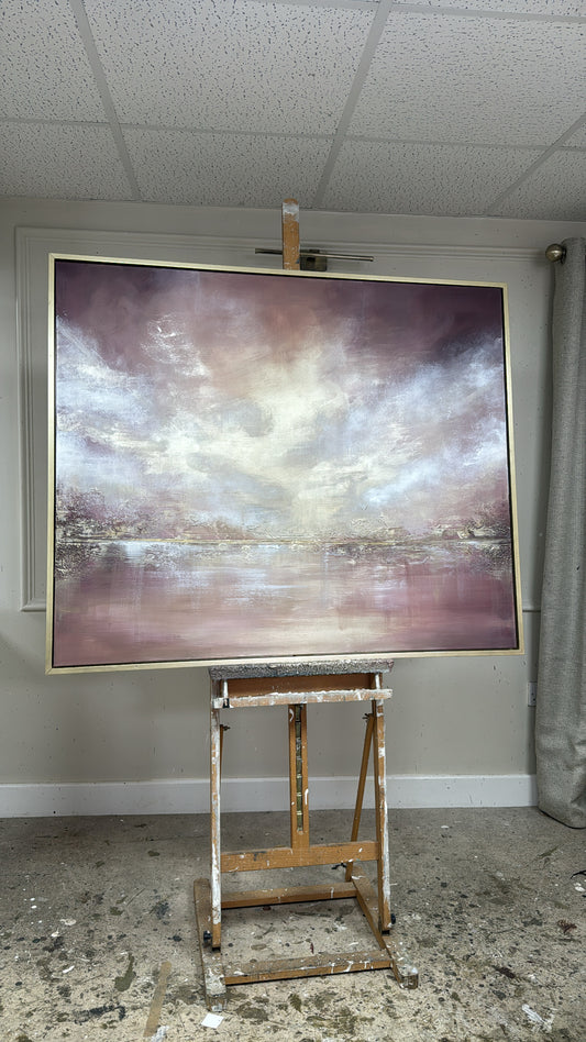 “Under Pink Skies” Original Artwork On Canvas 100 x 120cm