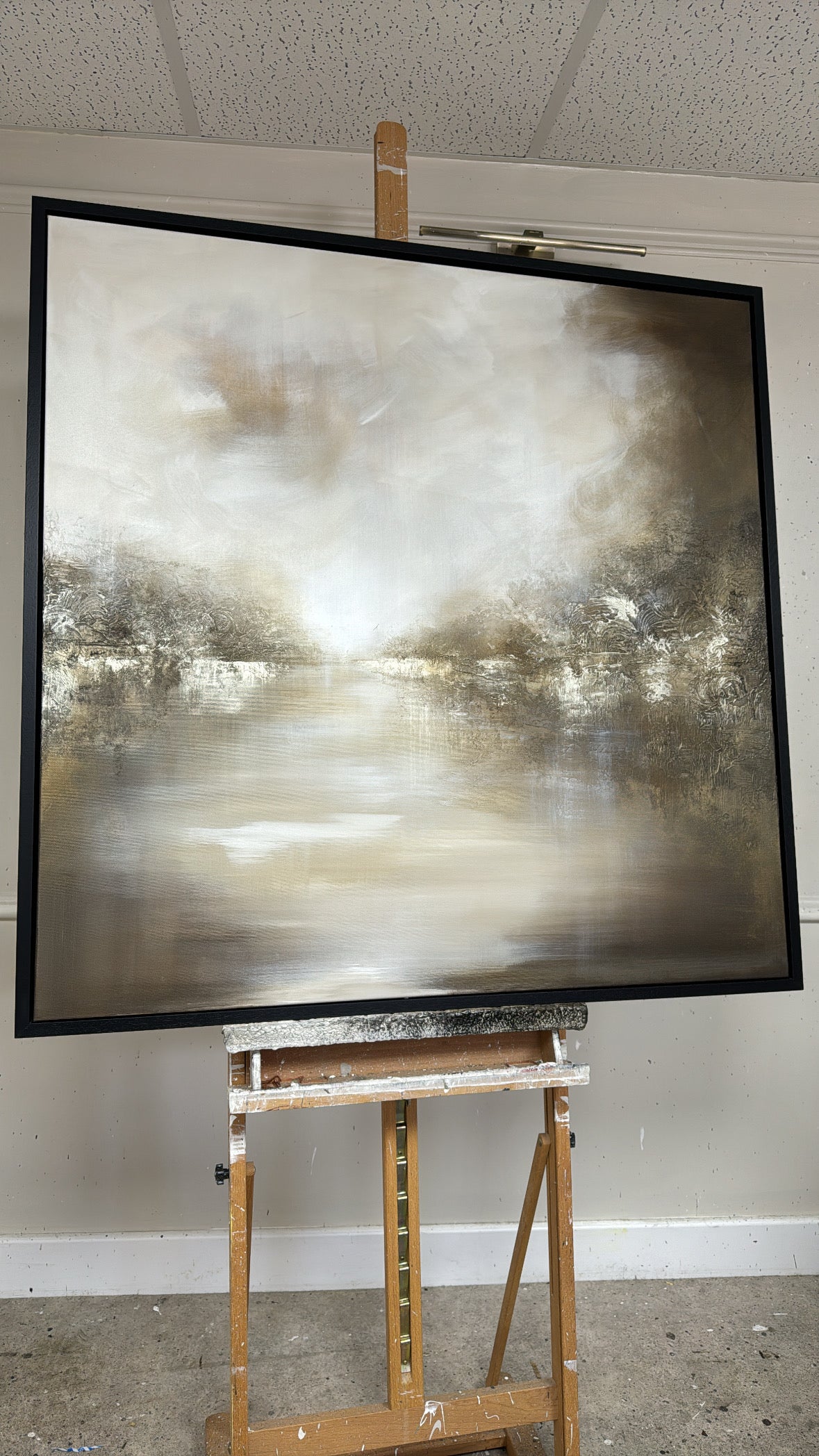 “The Riven Line" Original Artwork On Canvas 100x100cm