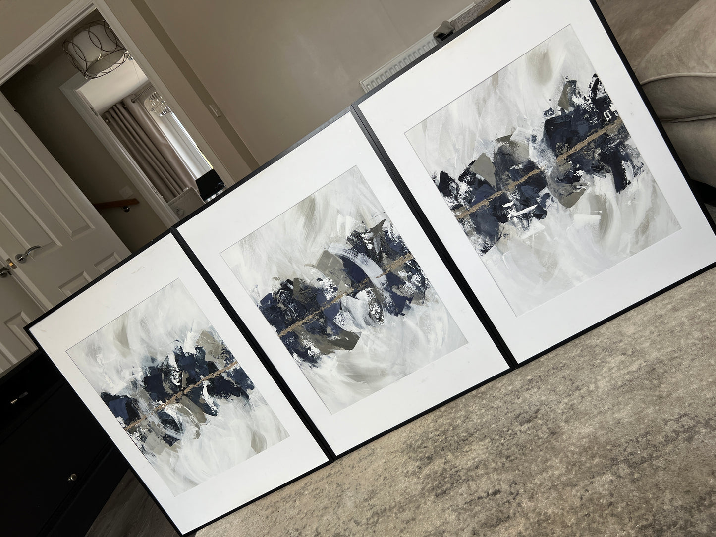 The Trio or Duo of  'Indigo' Fine Art Prints