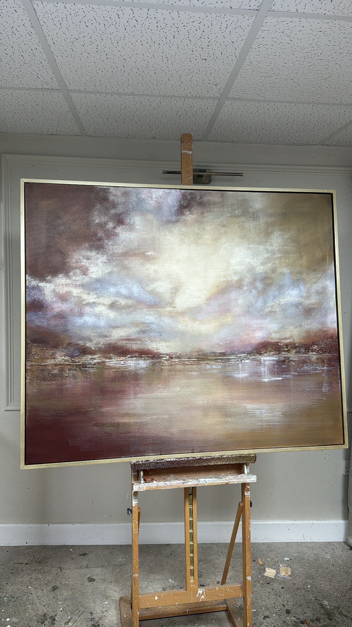 "Mulberry" Original Artwork On Canvas 120x100mm