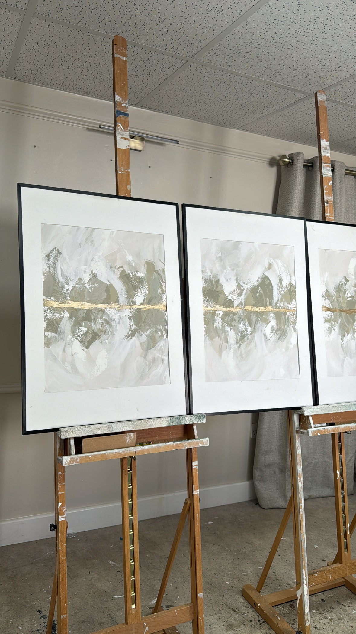 The Trio or Duo of  'Old English Green' Fine Art Prints